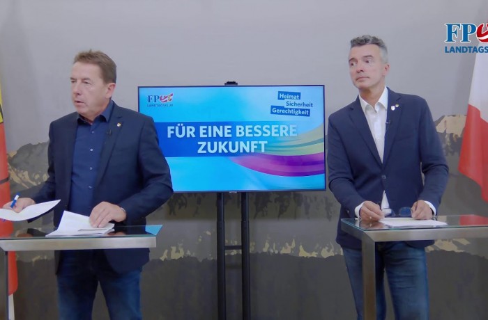 Pressekonferenz mit Erwin Angerer und Gernot Darmann