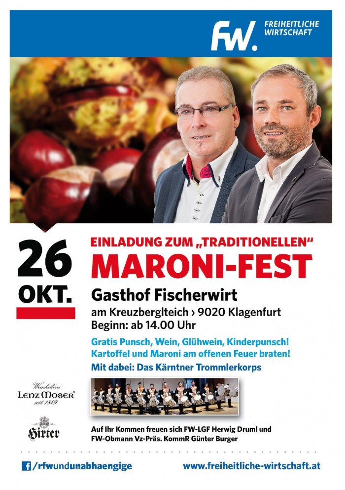 Maronifest der Freiheitlichen Wirtschaft