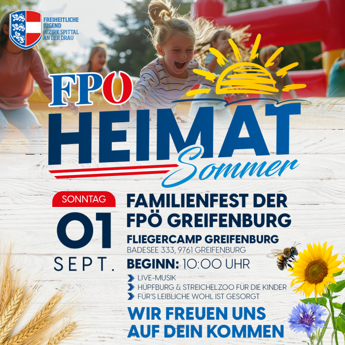 FPÖ-Heimatsommer: Familienfest der FPÖ Greifenburg