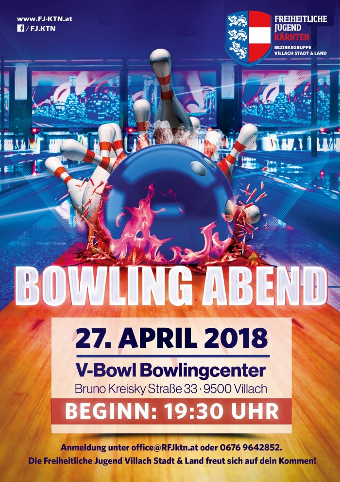 Bowlingabend der Freiheitlichen Jugend Villach Stadt & Land