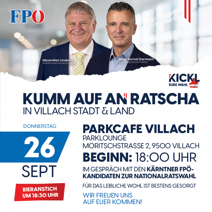 Villach Stadt & Land – „Kumm auf an Ratscha“