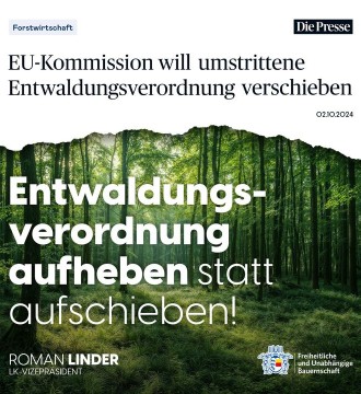 NEIN zur EU-Entwaldungsverordnung‼️